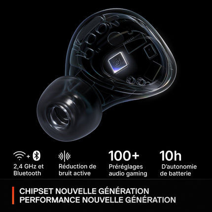 Casque gamer STEELSERIES Arctis GameBuds Blanc