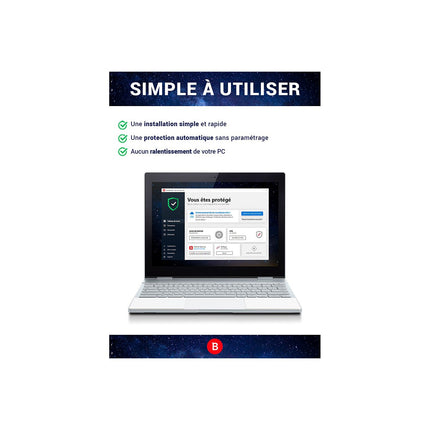 Logiciel antivirus et optimisation BITDEFENDER Antivirus Plus - 1 an - 1 PC