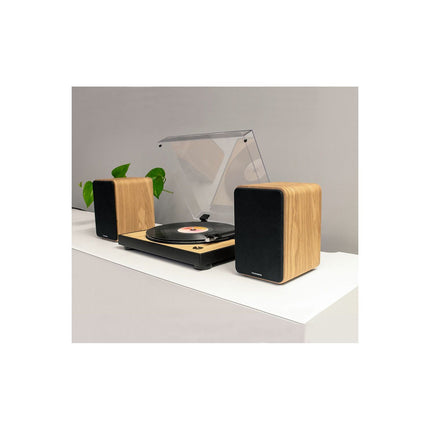 Enceinte bibliothèque THOMSON 100W Musicaux - Marron