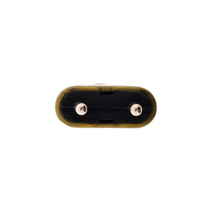 ZENITECH Fiche mâle 2P 6A - Or - Zenitech
