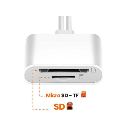 Hub LINQ Carte SD vers USB-C / Lightning 480Mbps