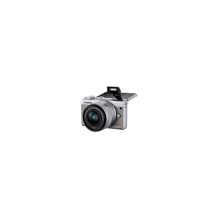 Appareil photo Hybride CANON EOS M100 Gris+15-45mm+Etui+SD 16Go Reconditionné