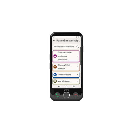 Téléphonie mobile DORO Aurora A10 4G + Etui + Protège écran