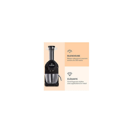 Extracteur de jus KLARSTEIN Bella Elegance - Noir