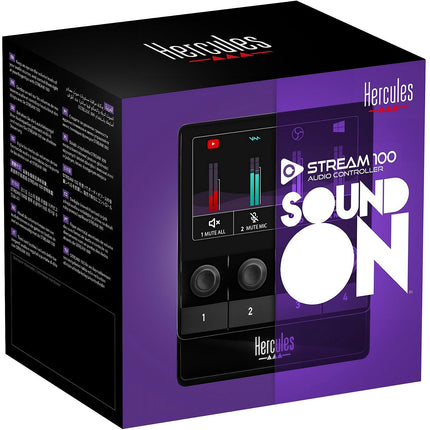 Boitier de contrôle HERCULES Audio Controller STREAM 100