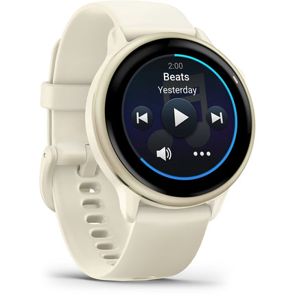 Montre sport GARMIN Vivoactive 6 Forme et santé GPS AMOLED BT Wi-Fi 42 mm Lunar Gold