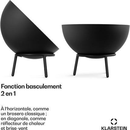 Brasero BLUMFELDT Fireball | 66 cm | Noir