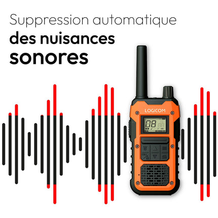Talkie walkie LOGICOM Talkie Walkie Extreme Orange