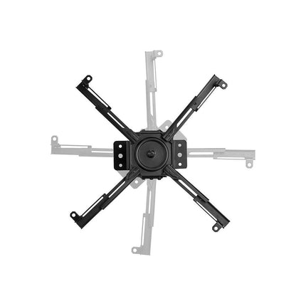 Support vidéoprojecteur KIMEX plafond, hauteur 60-90 cm, noir
