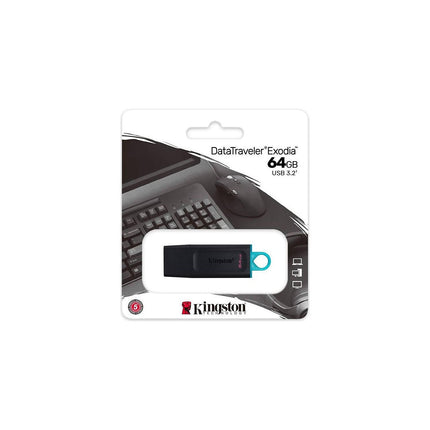 Clé USB KINGSTON 3.2 64Go EXODIA