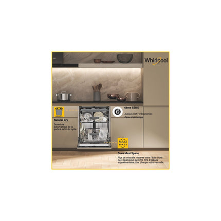Lave vaisselle encastrable WHIRLPOOL WH6IB16AM6T0 MaxiSpace