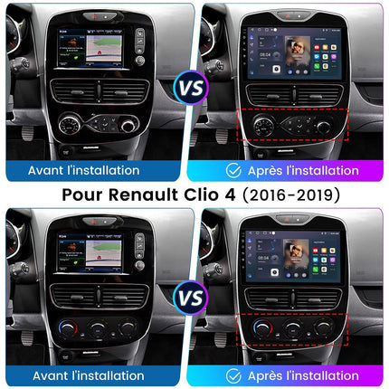 Autoradio connecté JUNSUN pour Renault Clio 4 2017-2019 Carplay