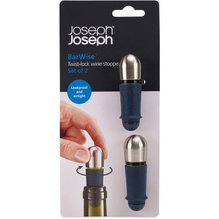 Bouchon JOSEPH JOSEPH BARWISE DE 2 BOUCHONS BLEU
