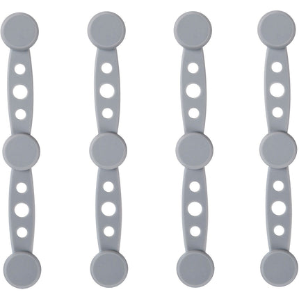 Aimant ESSENTIELB Lot de 4 Fixateurs Triples en Silicone - Maintien Sécurisé Papier Cuisson (AirFryer & Four)