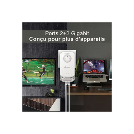 CPL Filaire TP-LINK TL-PG2405P Kit