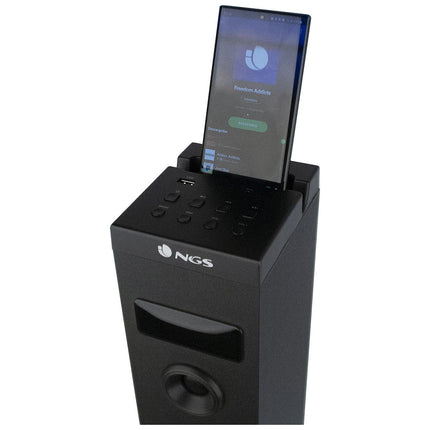 Pack enceinte Home Cinéma NGS SKYCHARM 50W BT Optique FM Noir 32Go