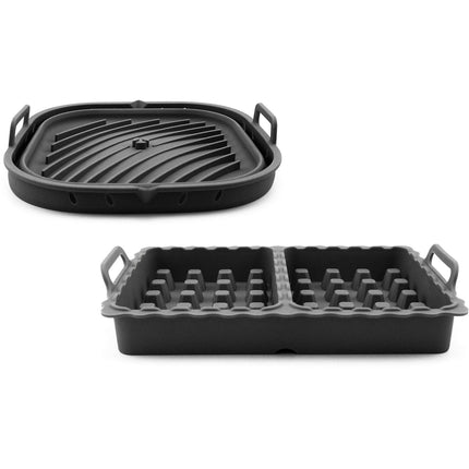 moule LIVOO set de 2 accessoires Airfryer - Rétractable avec séparateur & Spécial gaufres