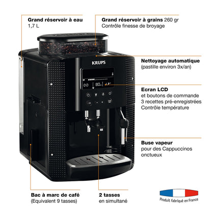 Expresso Broyeur KRUPS expresso essential espresso Reconditionné