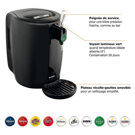 Tireuse à bière SEB VB310810 Noir et Métal