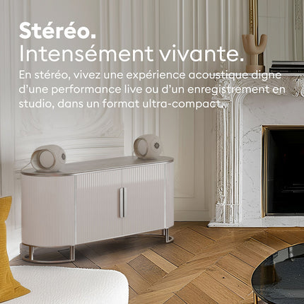 Enceinte résidentielle DEVIALET Phantom Ultimate 98 dB Light Pearl