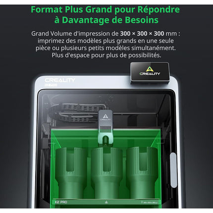 Imprimante 3D CREALITY K2 Pro Combo Imprimante 3D,Multicol.,CFS