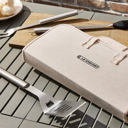 Ustensile barbecue LE CREUSET accessoires barbecue 4pcs + housse