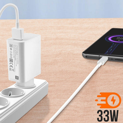 Chargeur secteur XIAOMI USB 33W Charge Rapide Sécurisée