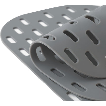 TAPIS ESSENTIELB Lot de 2 Silicone Perforés - Réutilisable pour Cuisson Croustillante, AirFryer Double Bac