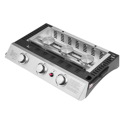 Plancha gaz HAPPY GARDEN Plancha au gaz SÉVILLE - 3 brûleurs 7,5k