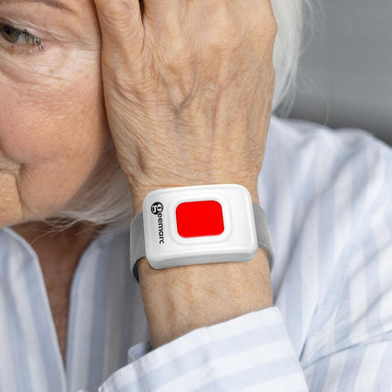 Téléphone sans fil GEEMARC Téléphone Fixe Senior avec Bracelet SOS