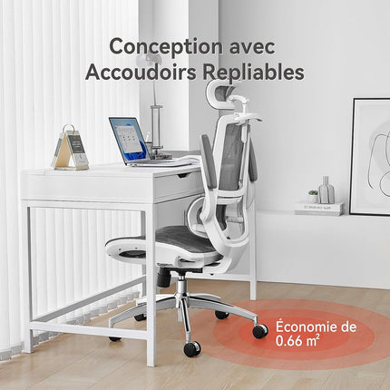 Fauteuil ergonomique SIHOO M59AS chaise ergonomique gris