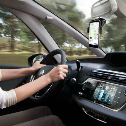 Support smartphone AVIZAR Voiture Fixation à Ventouse Rotatif 360°