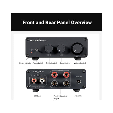 Amplificateur HiFi FOSI AUDIO TB10D-32V