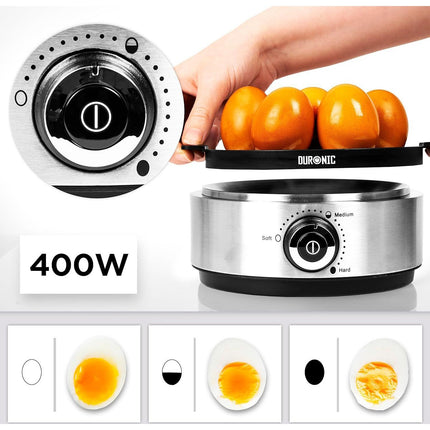 Cuiseur à oeufs DURONIC Duronic EB40 BK Cuiseur à œufs 400W 1 à