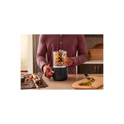 Hachoir KITCHENAID GO sans fil avec batterie 5KFCR531BM