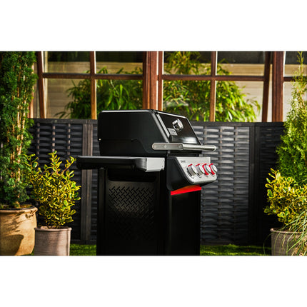 Barbecue gaz WEBER Spirit E-310 black 3 brûleurs sur chariot 52x45 cm