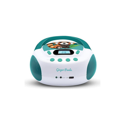 Lecteur CD MOOOV Lecteur CD MP3 Panda Roux enfant avec po