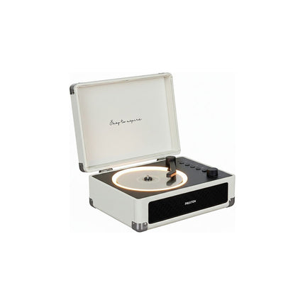 Platine CD PRIXTON Boogie Bluetooth, Radio FM et AUX, Crème