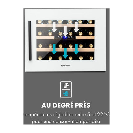 Cave à vin de service KLARSTEIN Vinsider 24 Built-In Uno 24 bouteilles