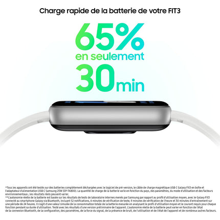 Montre santé SAMSUNG Galaxy Fit3 Argent