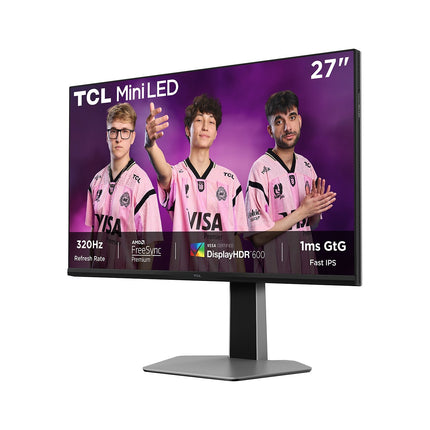 Ecran PC Gamer TCL Mini LED TCL 27P2A PRO-A 27" Gentle Mates QHD 320 Hz HFS HDR600 Freesync Premium & G-Sync
