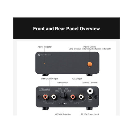 Préampli phono FOSI AUDIO Box X5