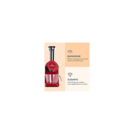 Extracteur de jus KLARSTEIN Bella Elegance - Rouge