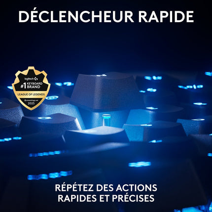 Clavier gamer LOGITECH G Pro X TKL Rapid Noir