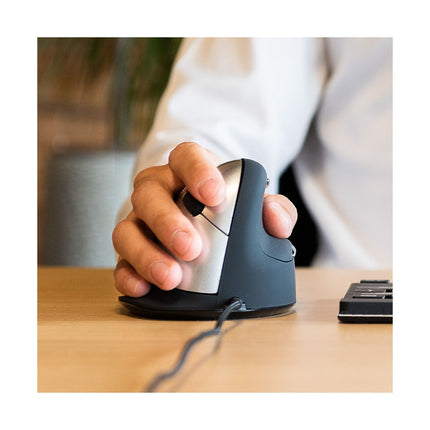 Souris filaire R-GO-TOOLS Souris Ergonomique, droiter, noir
