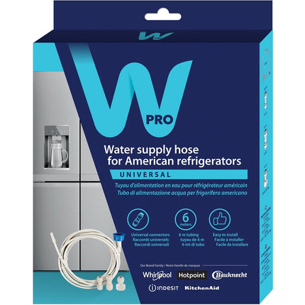 Tuyau d'alimentation d'eau WPRO Refrigérateur Américain UKT002