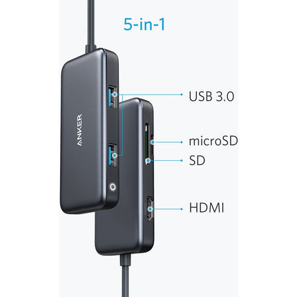 Hub USB C ANKER 5 en 1 USB-C