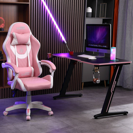 Bureau gamer AMSTRAD DESK120Z-PINK