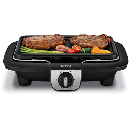 Barbecue électrique TEFAL BG931812 easygrill 2 en 1 sur pieds, 35x21 cm