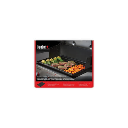 Plancha pour barbecue WEBER grand format pour genesis 3 bruleurs